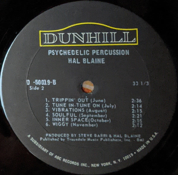 Hal Blaine : Psychedelic Percussion (LP, Album)