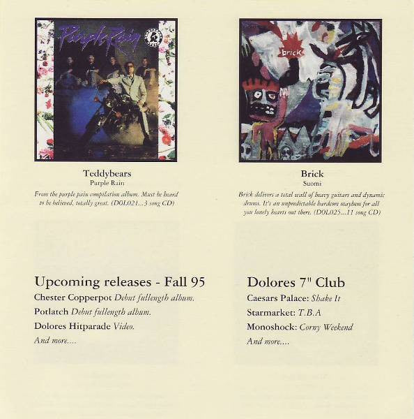 Various : Dolores Records Promotion Sampler (CD, Comp, Promo)