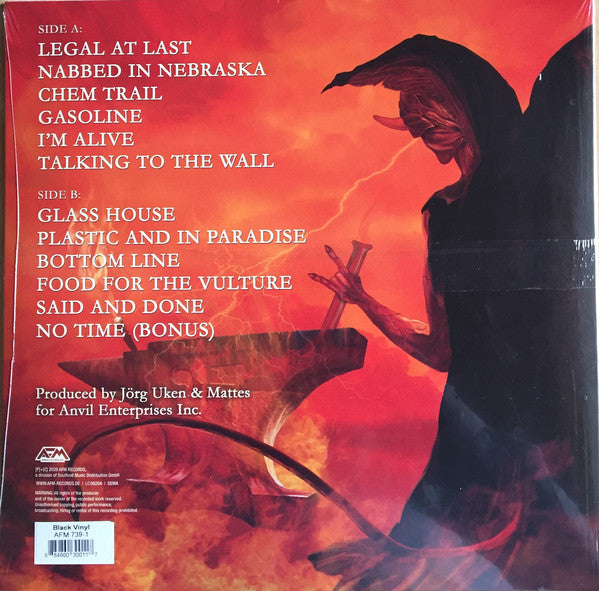 Anvil : Legal At Last (LP, Album, Gat)