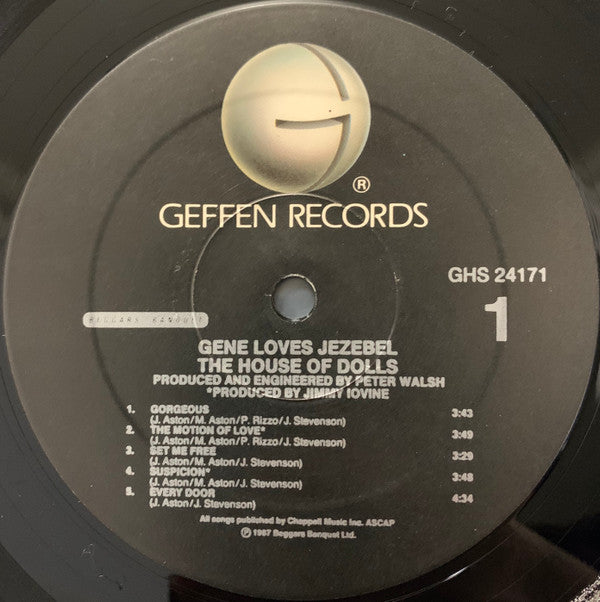 Gene Loves Jezebel : The House Of Dolls (LP, Album, SRC)