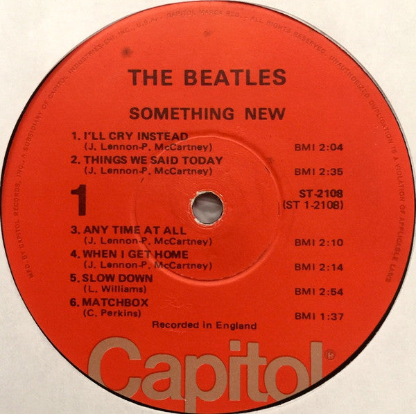 The Beatles : Something New (LP, Album, RE, Win)