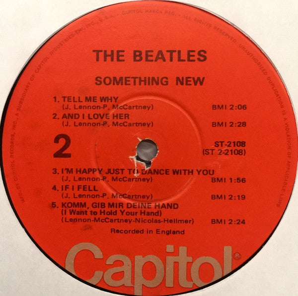 The Beatles : Something New (LP, Album, RE, Win)