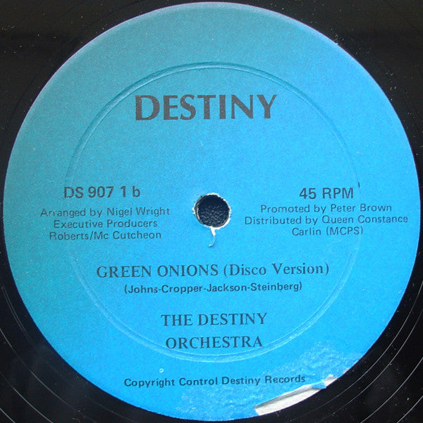 The Destiny Orchestra : Green Onions (12")