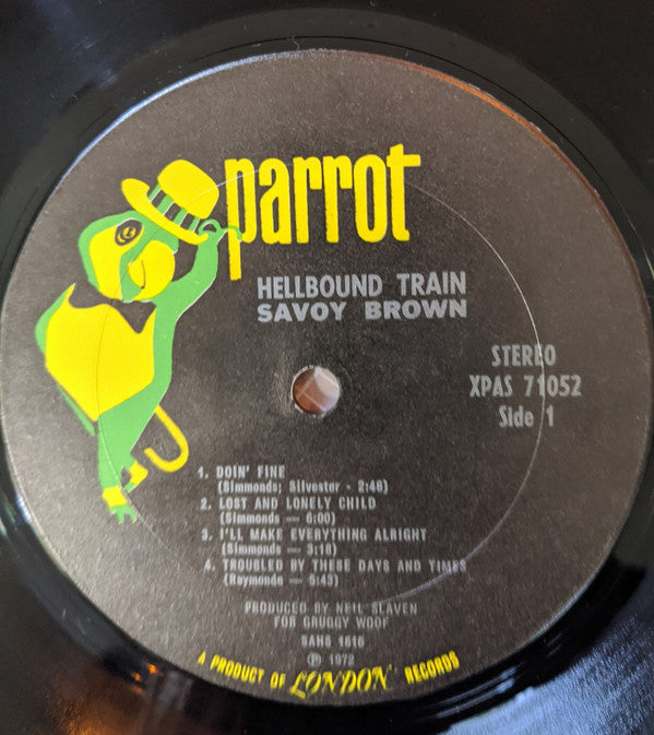 Savoy Brown : Hellbound Train (LP, Album, Ter)