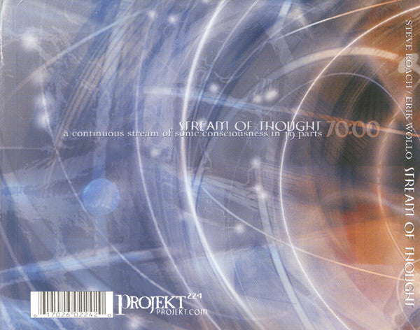 Steve Roach / Erik Wøllo : Stream Of Thought (CD, Album)
