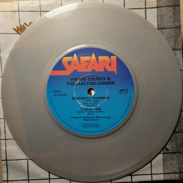 Wayne County And The Electric Chairs : Blatantly Offenzive E.P. (7", EP, Gre)