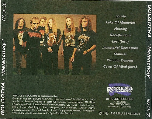 Golgotha : Melancholy (CD, Album)