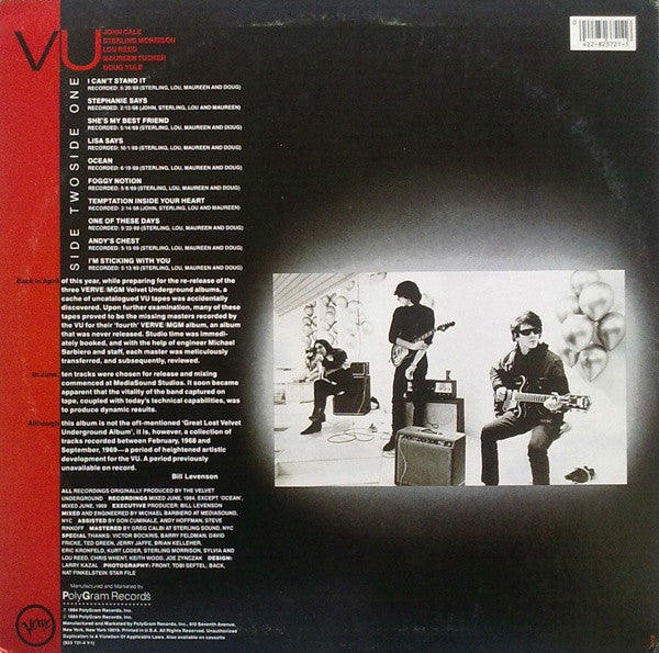 The Velvet Underground : VU (LP, Album, 53 )
