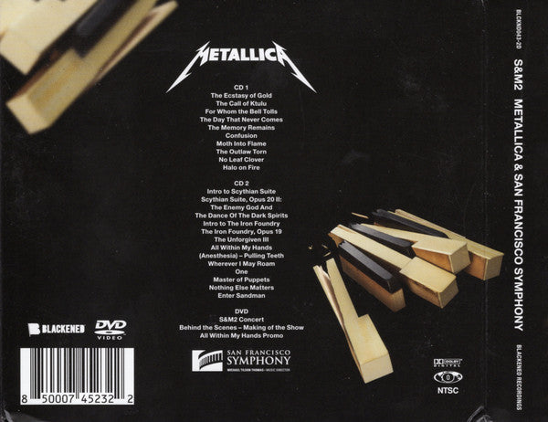 Metallica & San Francisco Symphony : S&M2 (2xCD, Album + DVD-V, NTSC + Dig)