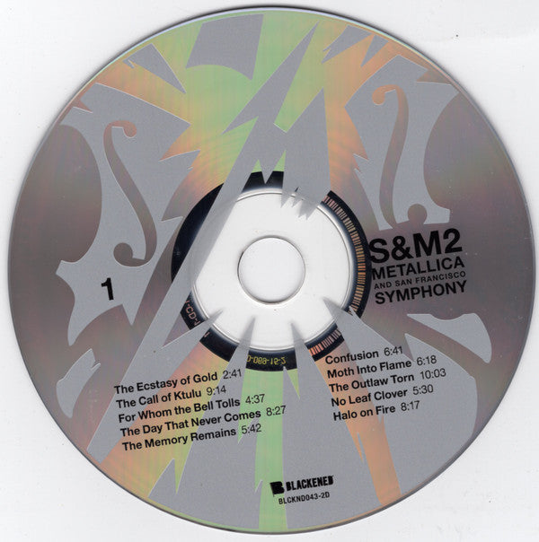 Metallica & San Francisco Symphony : S&M2 (2xCD, Album + DVD-V, NTSC + Dig)