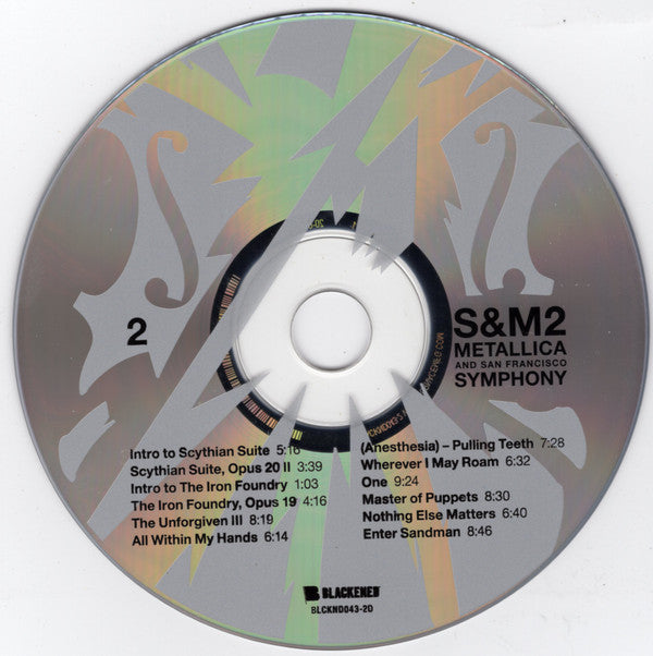 Metallica & San Francisco Symphony : S&M2 (2xCD, Album + DVD-V, NTSC + Dig)