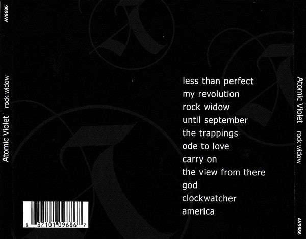 Atomic Violet : Rock Widow (CD)