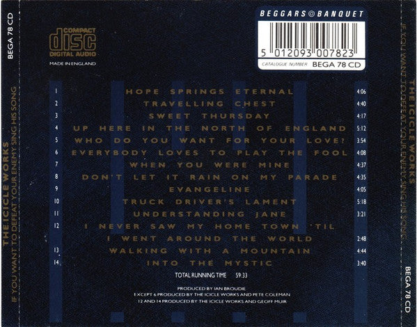 The Icicle Works : If You Want To Defeat Your Enemy Sing His Song (CD, Album)
