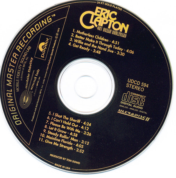 Eric Clapton : 461 Ocean Boulevard (CD, Album, RE, RM, 24k)