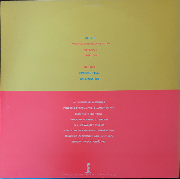 Basement 5 : In Dub (12", M/Print)