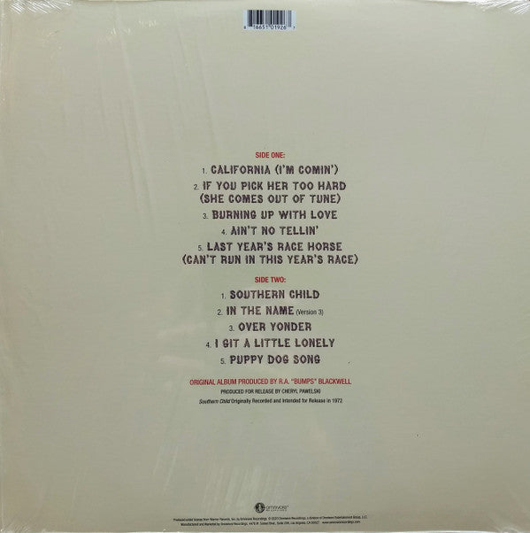 Little Richard : Southern Child (LP, Album, RSD, Ltd, Yel)