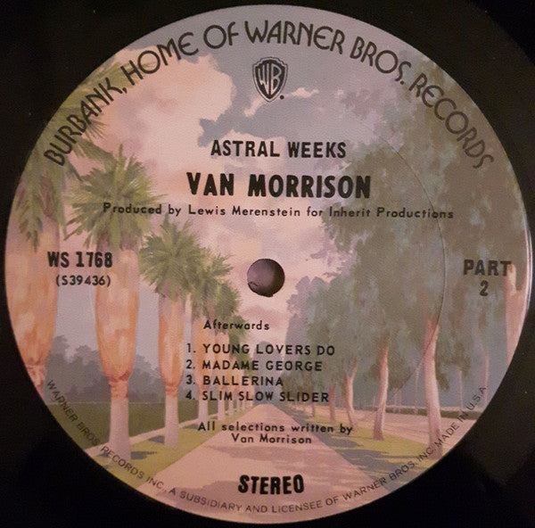 Van Morrison : Astral Weeks (LP, Album, RP, San)