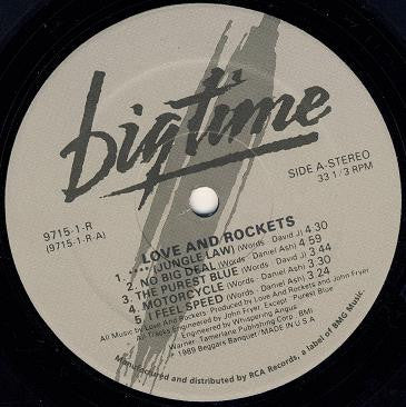 Love And Rockets : Love And Rockets (LP, Album, EMW)