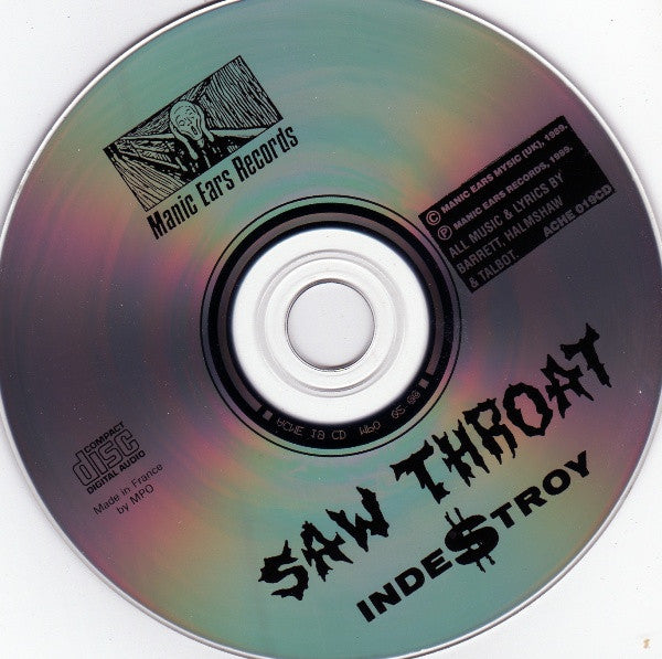 Sore Throat : Inde$troy (CD, Album, RE)