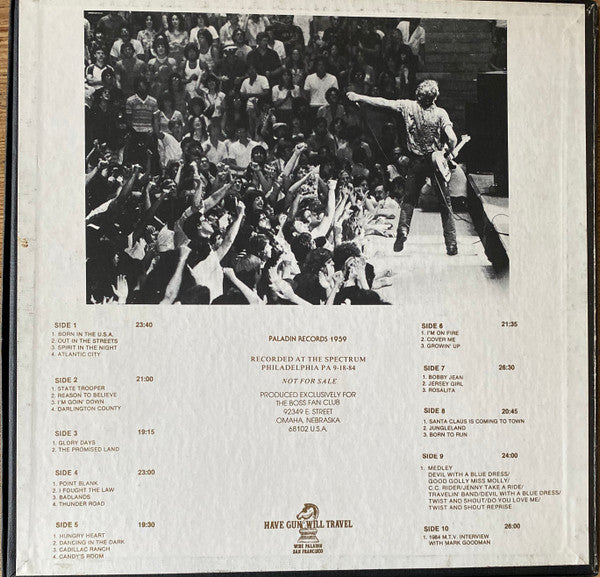 Bruce Springsteen : This Guns For Hire (5xLP, Album, Unofficial + Box)