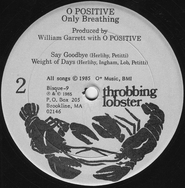 O Positive : Only Breathing (12", MiniAlbum)