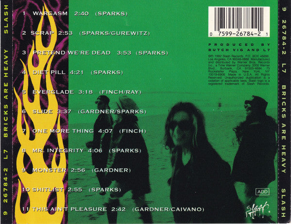 L7 : Bricks Are Heavy (CD, Album)