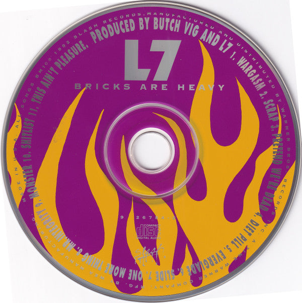 L7 : Bricks Are Heavy (CD, Album)