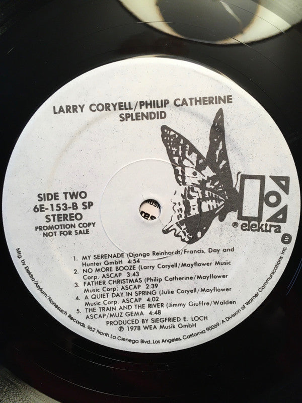 Larry Coryell / Philip Catherine : Splendid (LP, Album, Promo, SP )