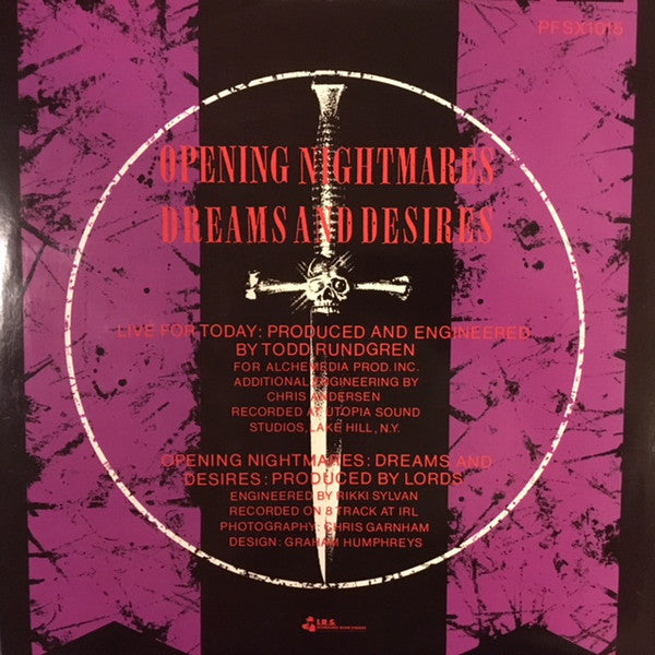 The Lords Of The New Church* : Live For Today (Special Extended Version) (12")