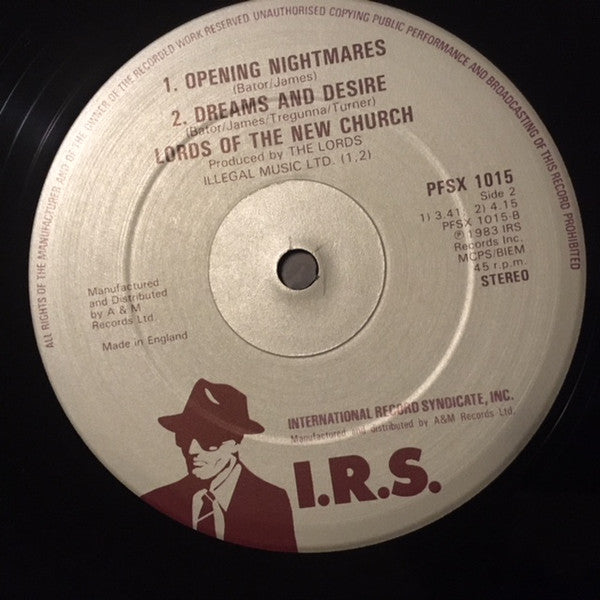 The Lords Of The New Church* : Live For Today (Special Extended Version) (12")
