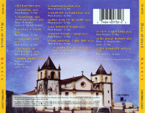 Men At Work : Brazil (CD, Album)
