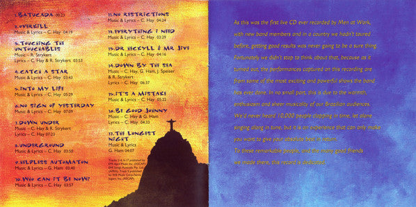 Men At Work : Brazil (CD, Album)