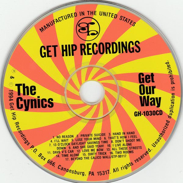 The Cynics (2) : Get Our Way (CD, Album)