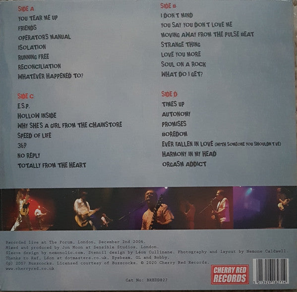 Buzzcocks : 30 Live In London (2xLP, Album, Ltd, RE, Red)
