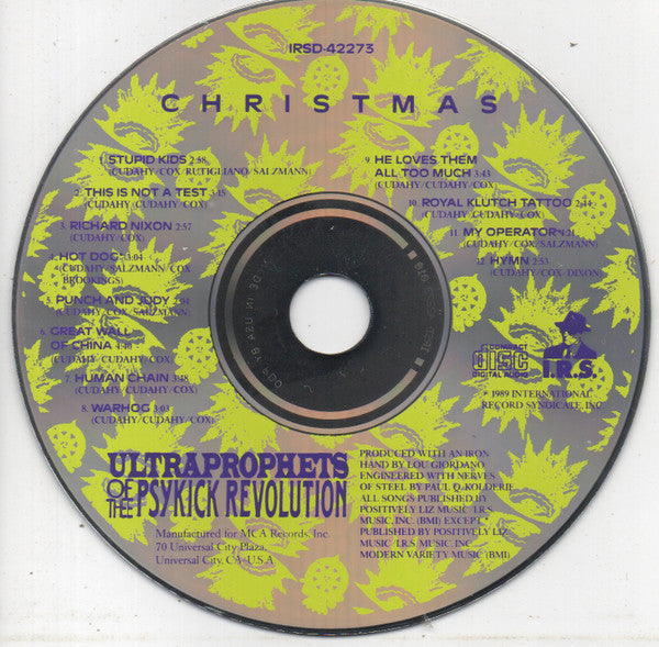Christmas : Ultraprophets Of Thee Psykick Revolution (CD, Album)