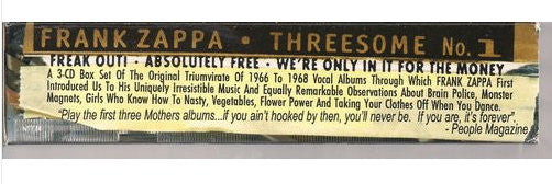 Frank Zappa, The Mothers : Threesome No. 1 (CD, Album, RE, RM, RP + CD, Album, RE, RM, RP + CD)