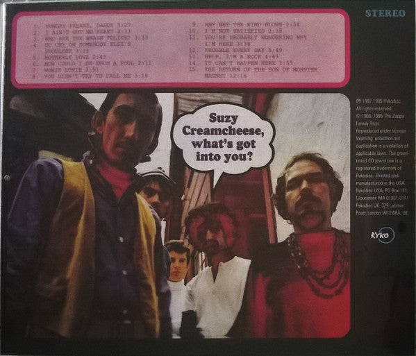Frank Zappa, The Mothers : Threesome No. 1 (CD, Album, RE, RM, RP + CD, Album, RE, RM, RP + CD)