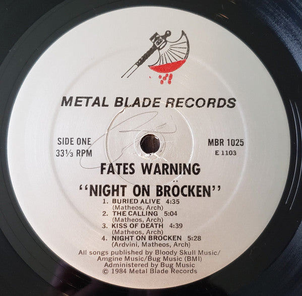 Fates Warning : Night On Bröcken (LP, Album)