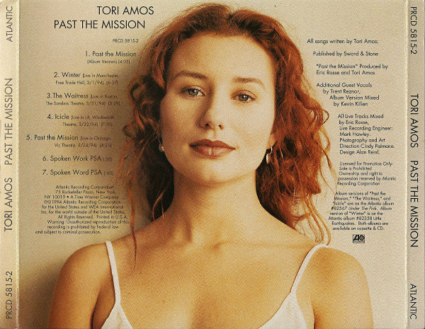Tori Amos : Past The Mission (CD, Promo)