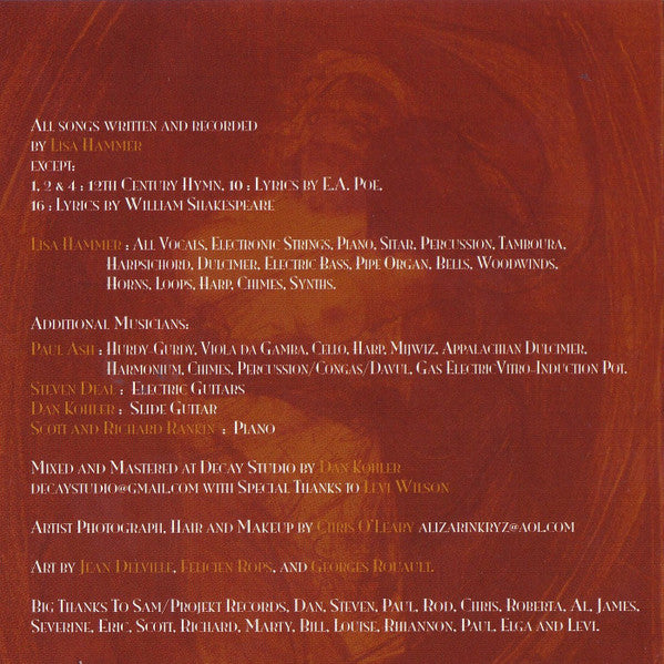 Lisa Hammer : Dakini (CD, Album)
