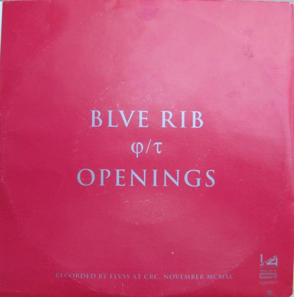 Volcano Suns : Blue Rib (7", Single, Red)