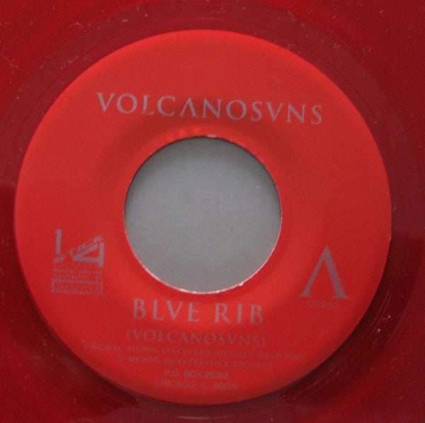 Volcano Suns : Blue Rib (7", Single, Red)