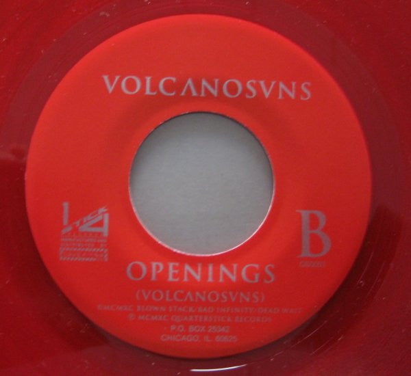 Volcano Suns : Blue Rib (7", Single, Red)