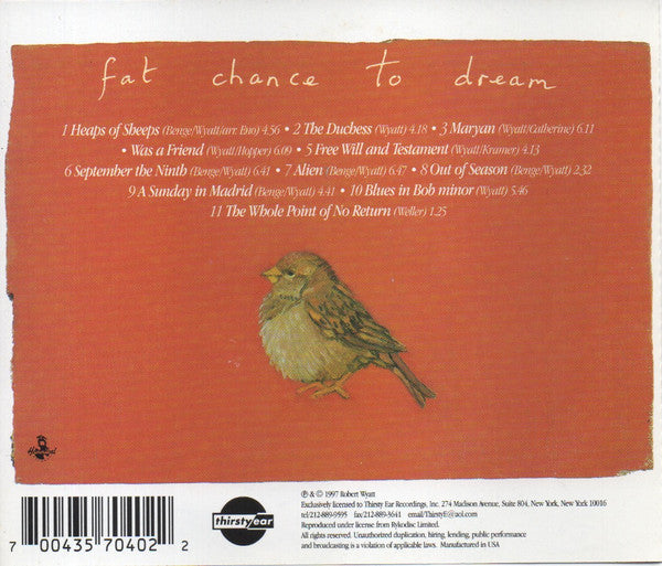 Robert Wyatt : Shleep (CD, Album)