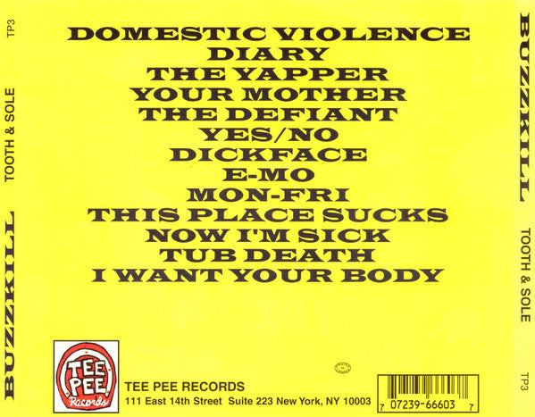 Buzzkill : Tooth & Sole (CD)