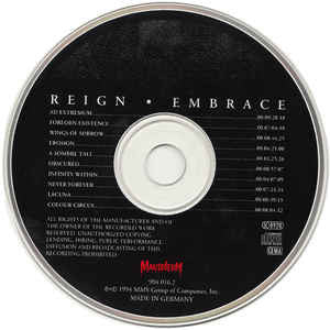 Reign (13) : Embrace (CD, Album)