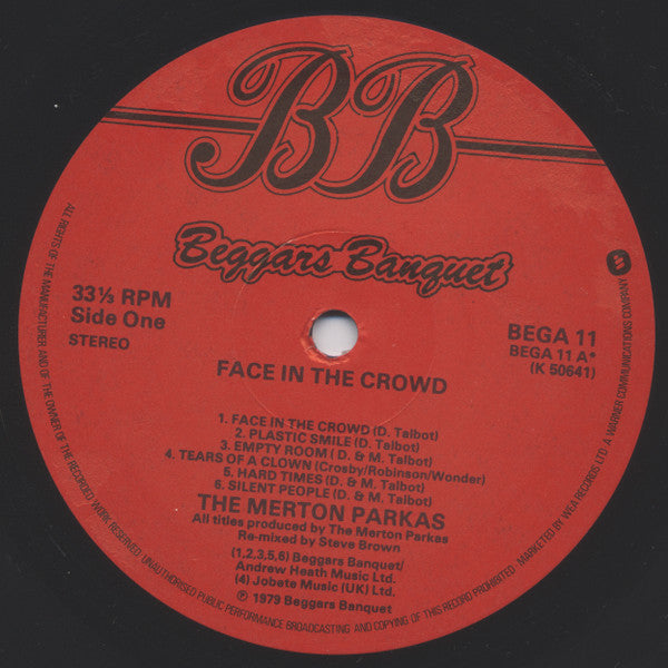 The Merton Parkas : Face In The Crowd (LP, Album)
