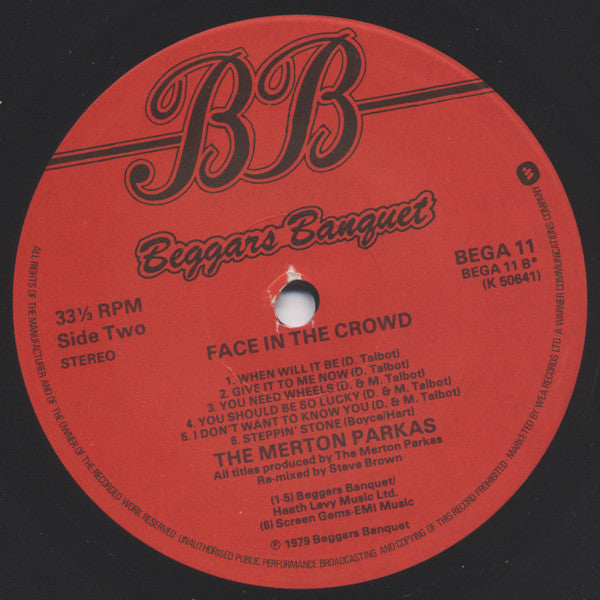 The Merton Parkas : Face In The Crowd (LP, Album)
