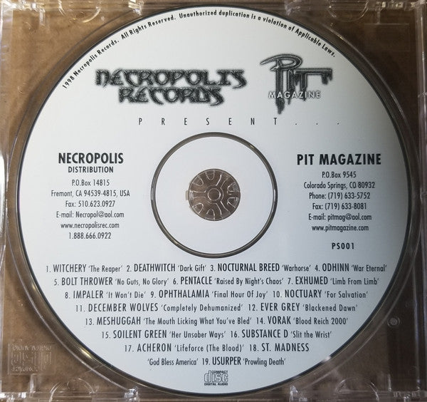 Various : Pit Sampler (CD, Smplr)