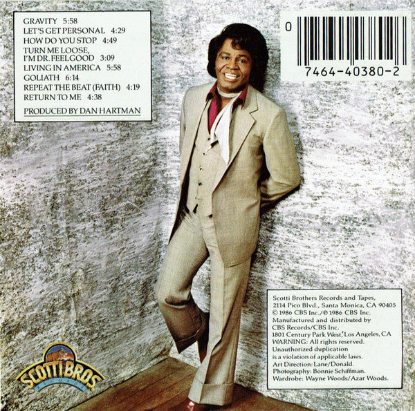 James Brown : Gravity (CD, Album)